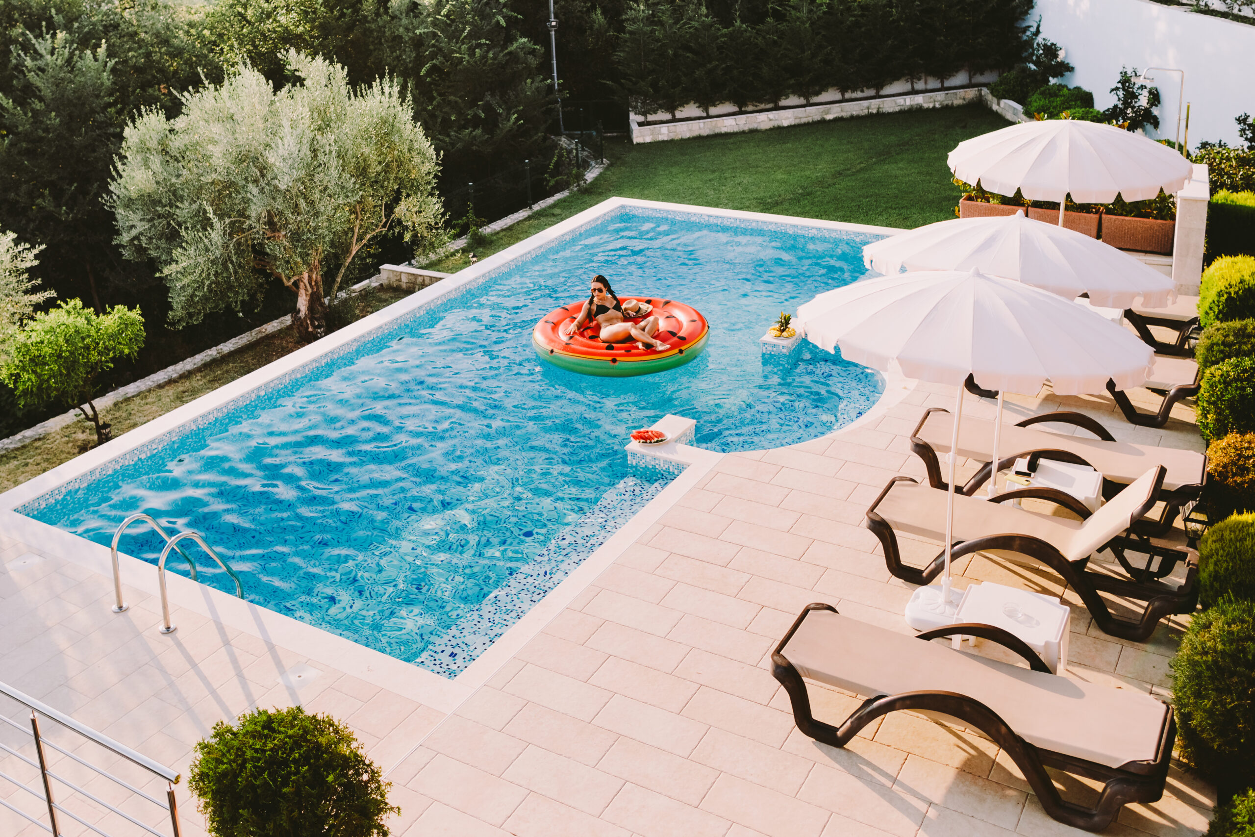 Piscina interrata in pannelli