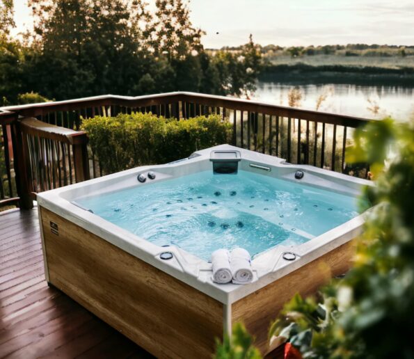 Vasca idromassaggio da interno e da esterno